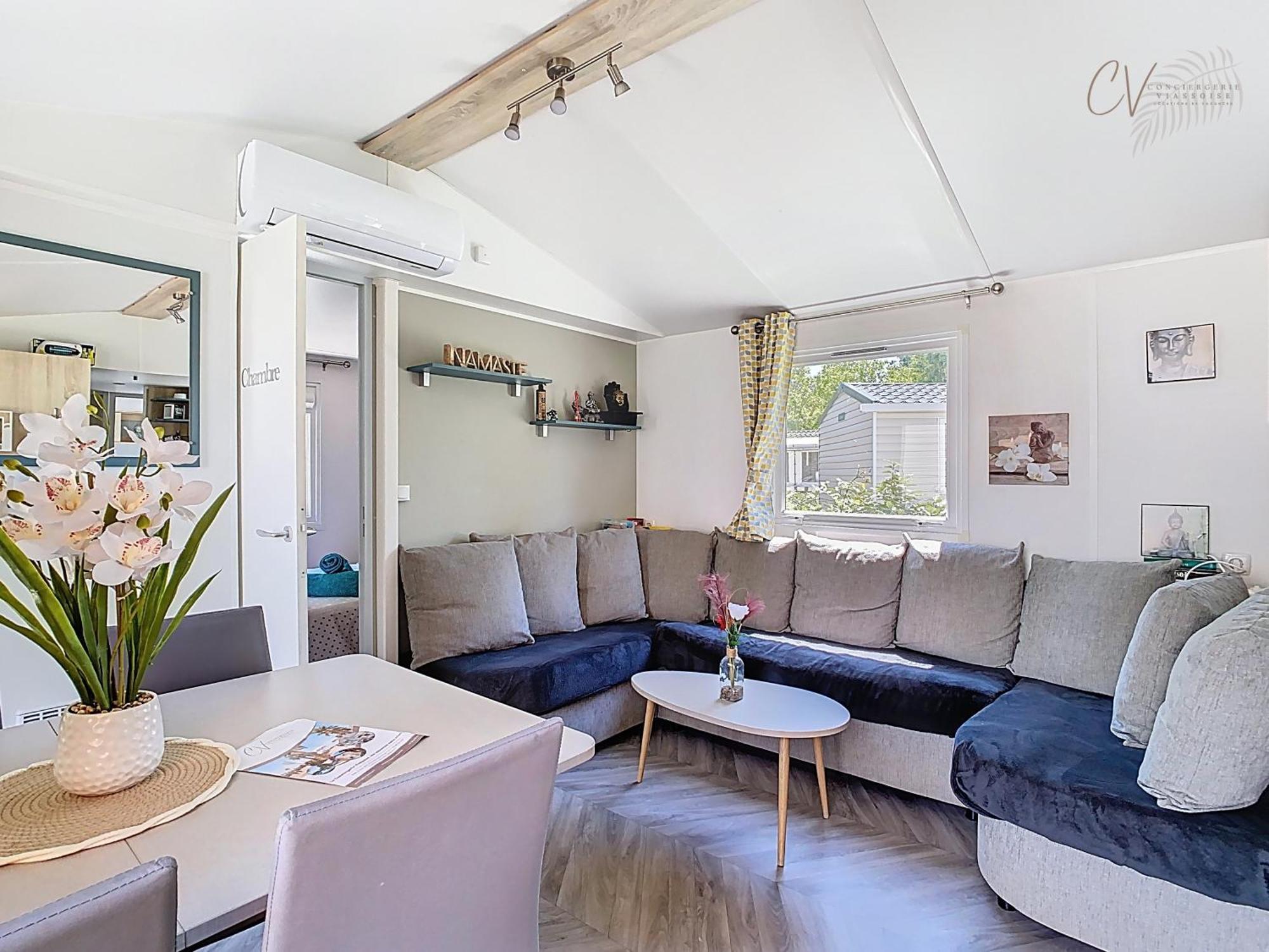 Mobil-Home Ja 68 A Vias - La Carabasse - Camping Siblu Avec Piscine Esterno foto