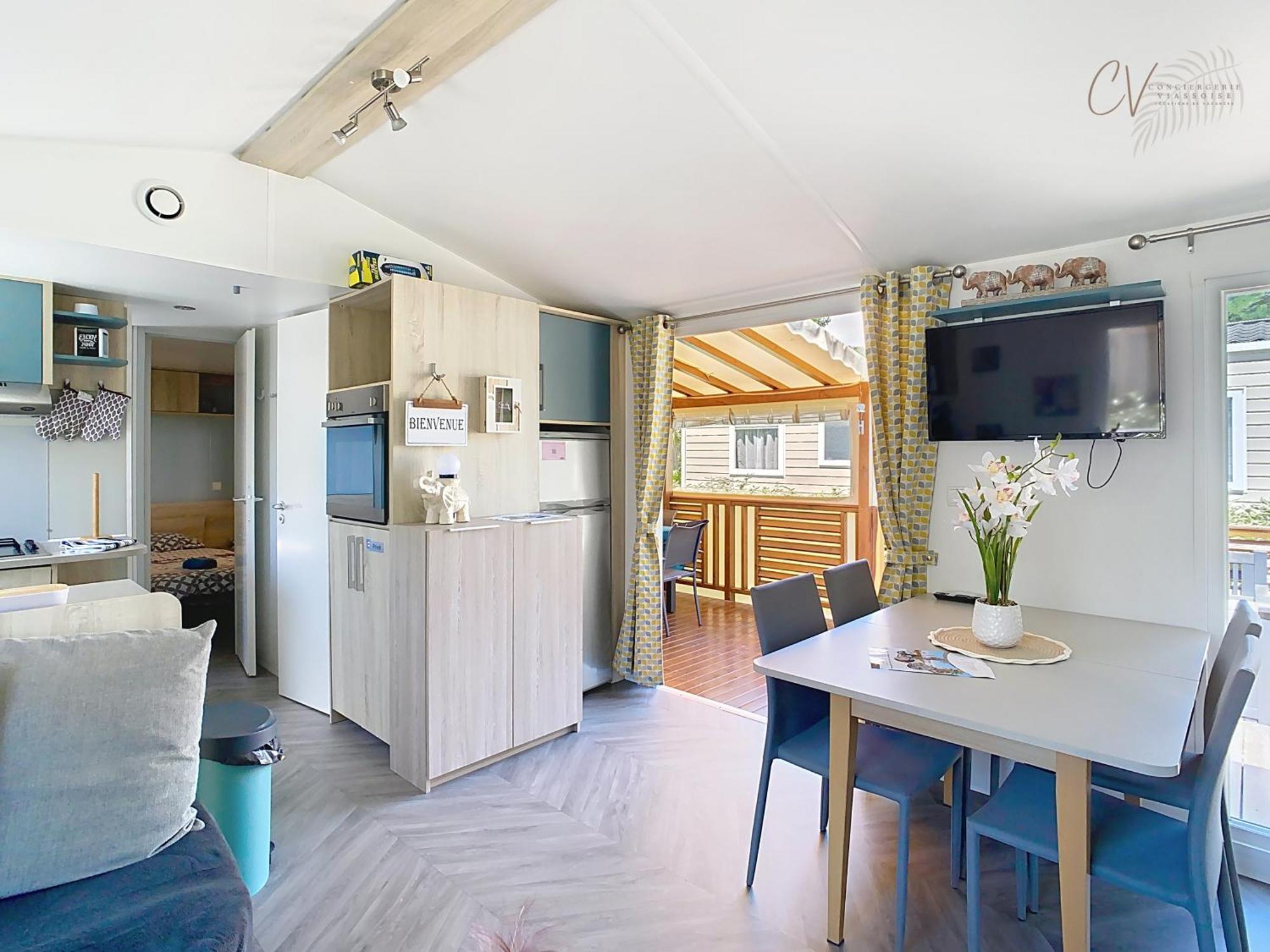 Mobil-Home Ja 68 A Vias - La Carabasse - Camping Siblu Avec Piscine Esterno foto